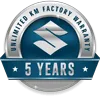 5 Year Unlimited KM Warranty